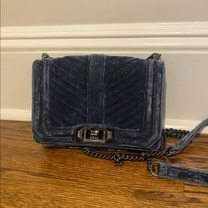 Rebecca Minkoff Velvet Chevron Quilted Crossbody